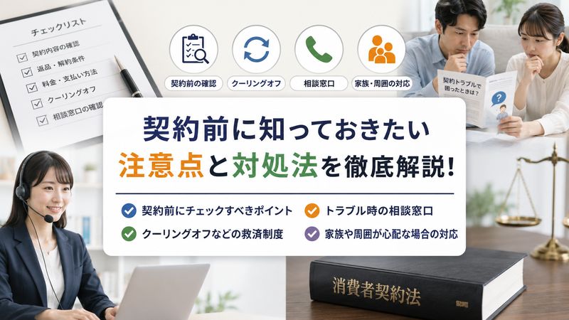 4.契約前に知っておきたい注意点と対処法
