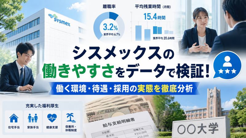3.データで検証するシスメックスの働きやすさ