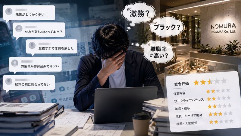 1.乃村工藝社が「やばい」と言われる理由とは