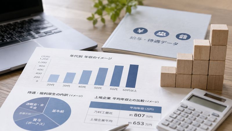 2.年収・給与から見る乃村工藝社の実態