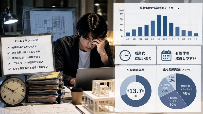 3.残業・労働時間・離職率のリアルなデータ