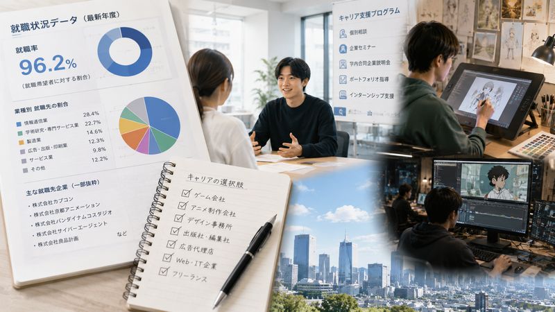 3.就職率・就職先から見る京都精華大学のリアル